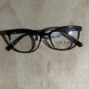 b.e Bio Eyes BE200 AMARYLLIS Eyeglass Frames Brown Tortoise 52 17 143 NWT $54